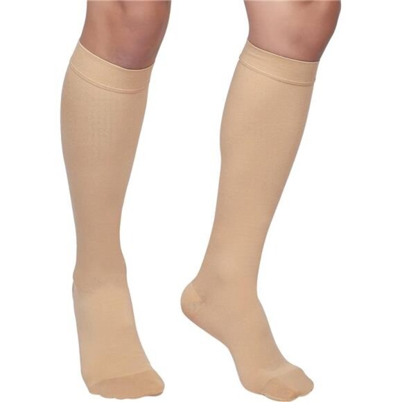 20-30 mmHg Compression Socks, Knee High Compression Stocking - Picture 3 of 7